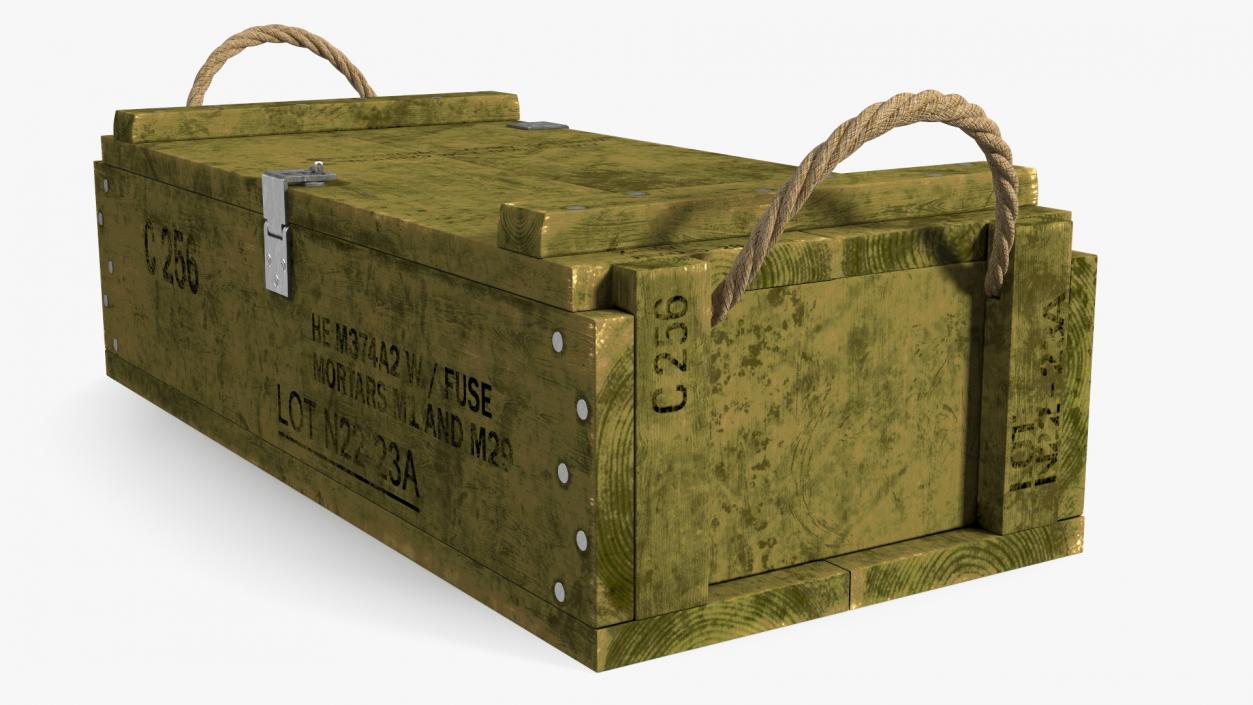 3D model Military Ammunition Crate