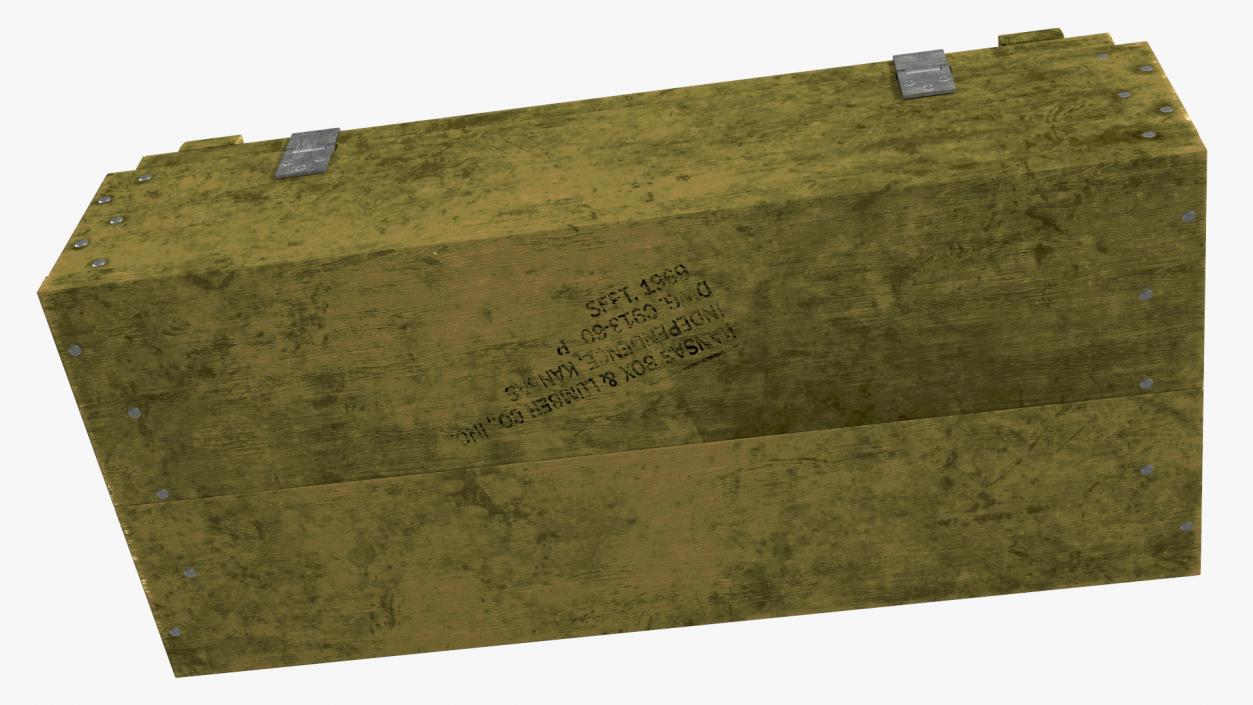 3D model Military Ammunition Crate