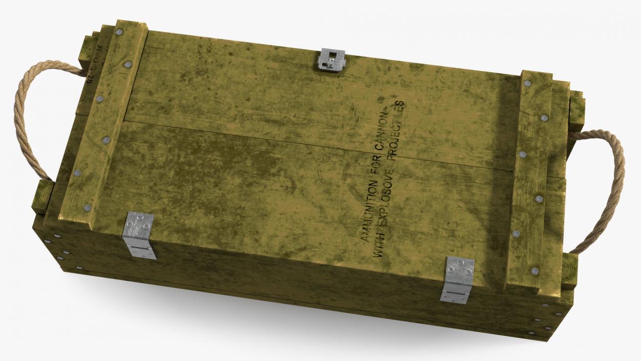 3D model Military Ammunition Crate