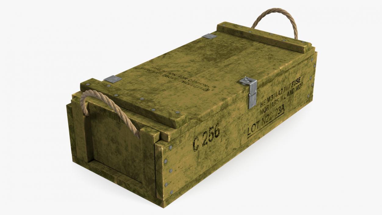 3D model Military Ammunition Crate