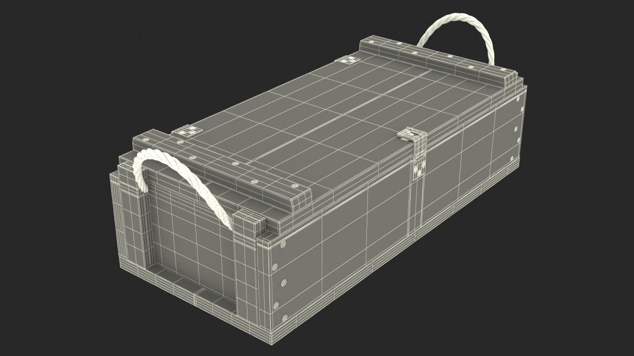 3D model Military Ammunition Crate