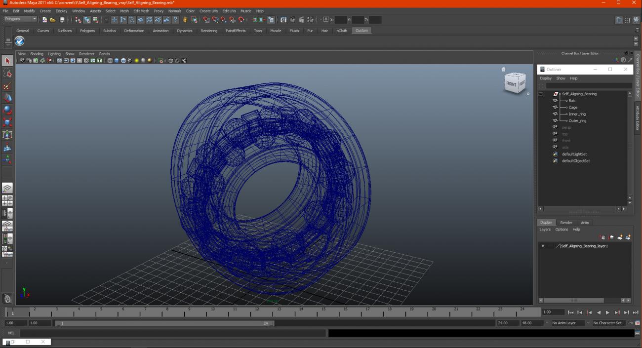 3D Self Aligning Bearing