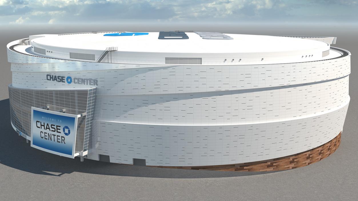 3D Chase Center Arena model