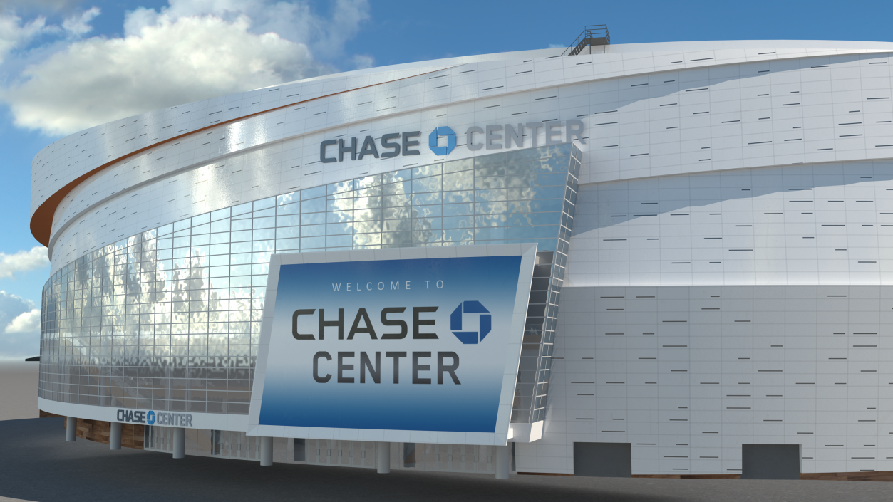 3D Chase Center Arena model