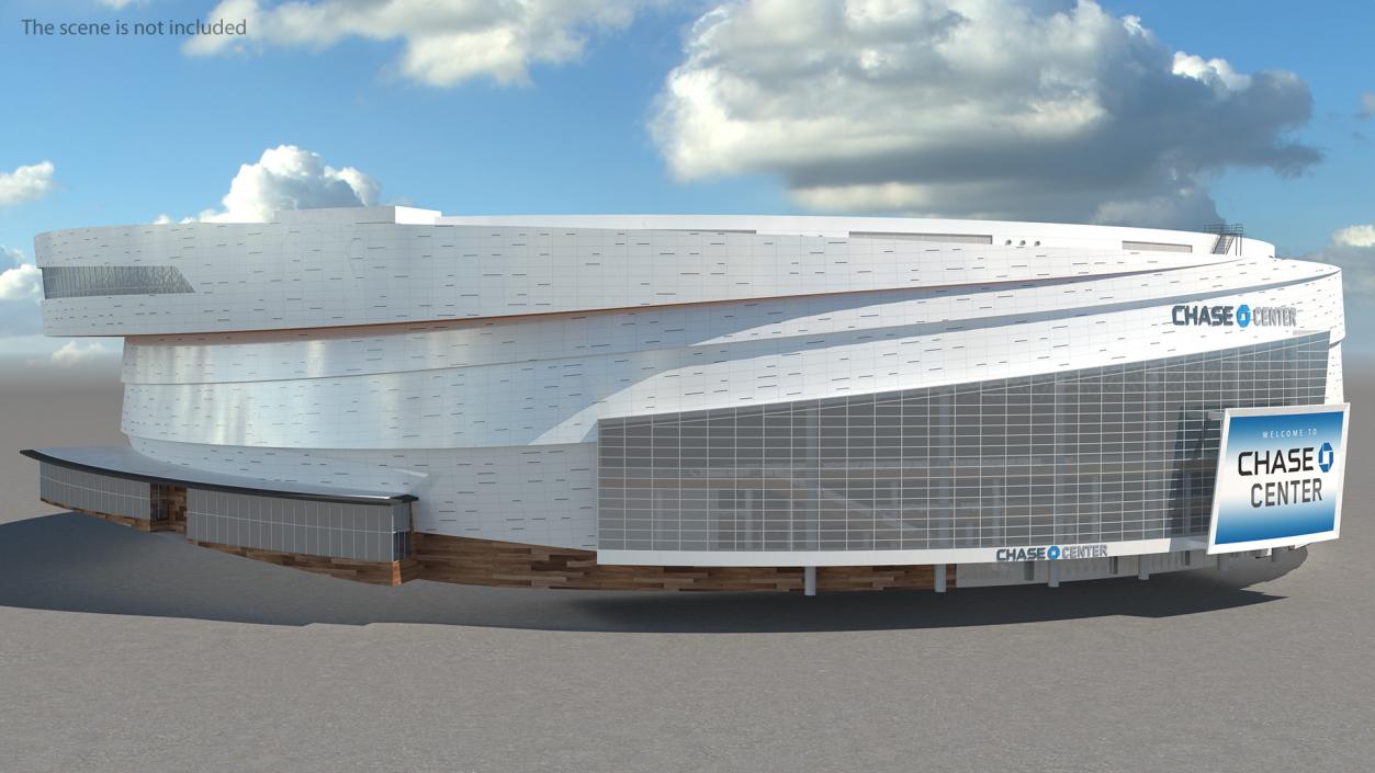 3D Chase Center Arena model