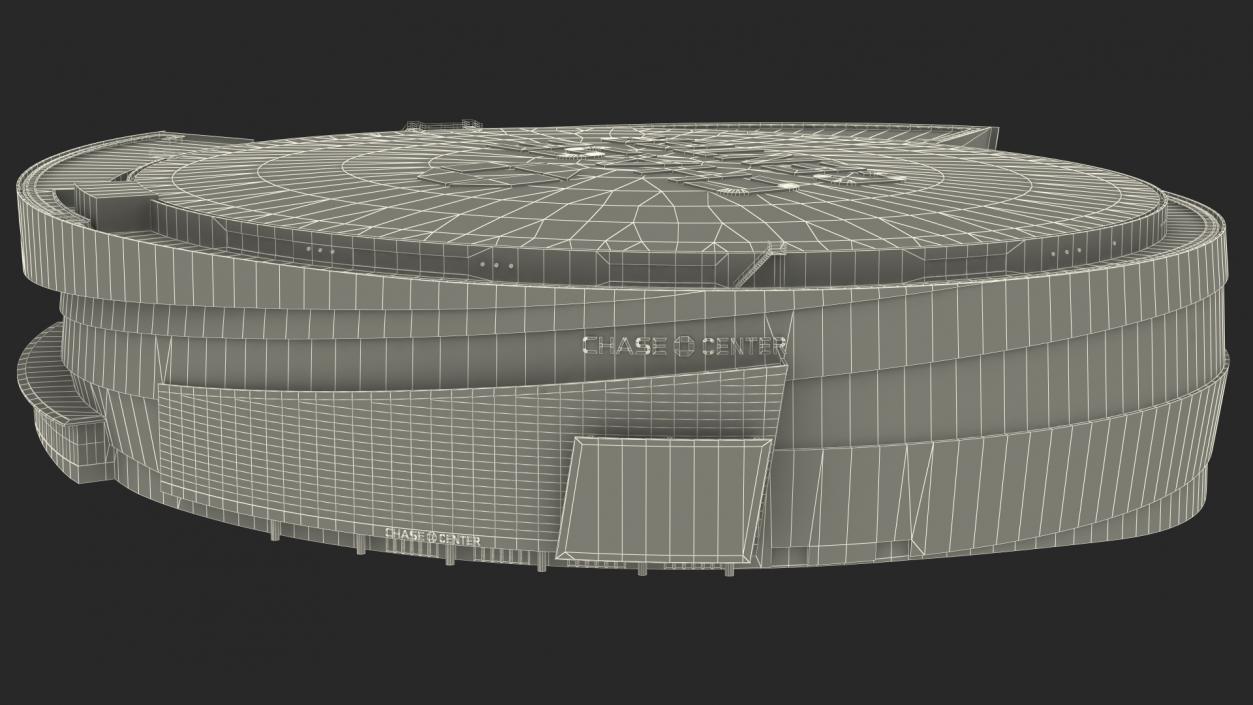 3D Chase Center Arena model