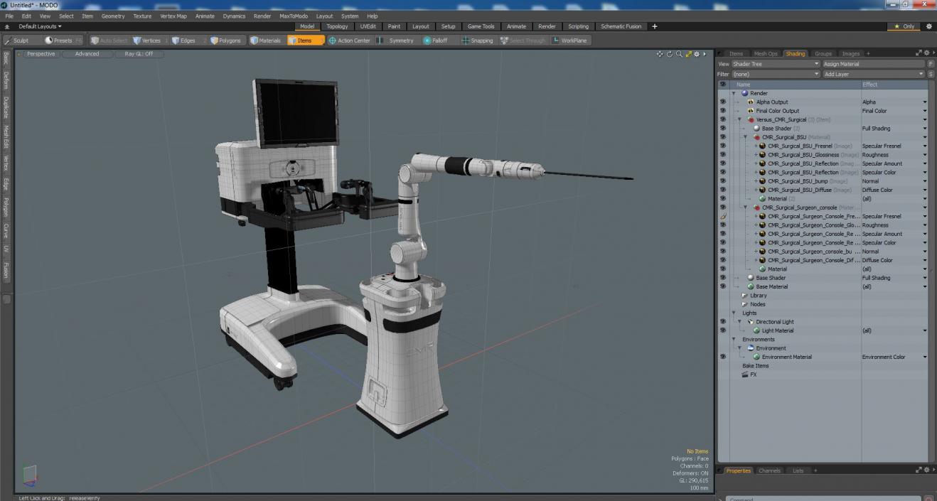 Versus CMR Surgical 3D model