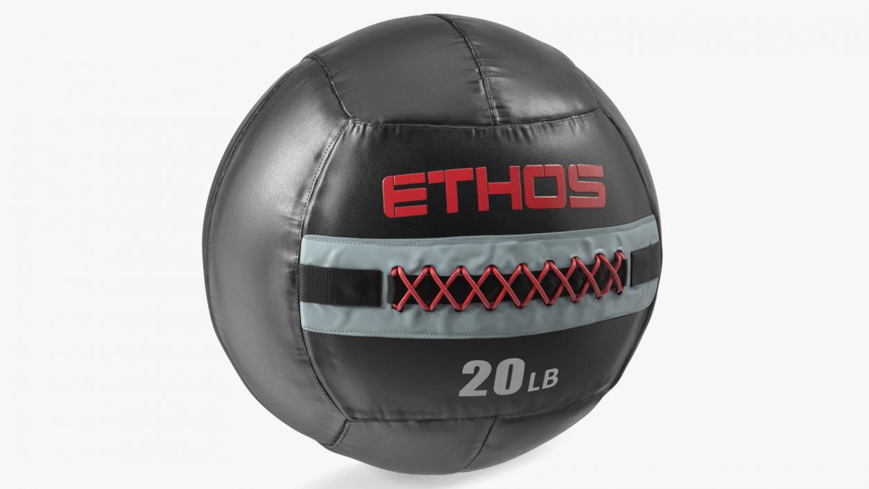 20 LB Fitness Medicine Ball 3D