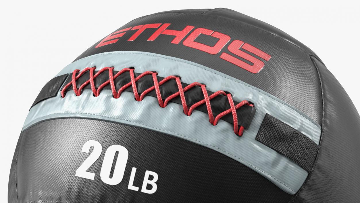 20 LB Fitness Medicine Ball 3D