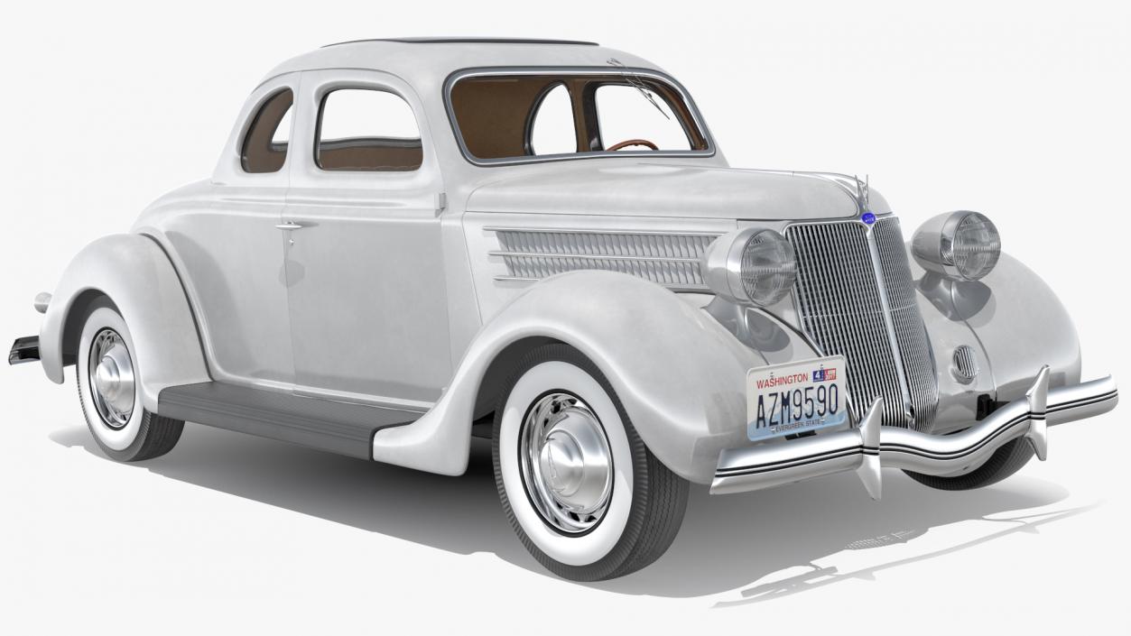 1936 Ford V8 Coupe Metallic 3D