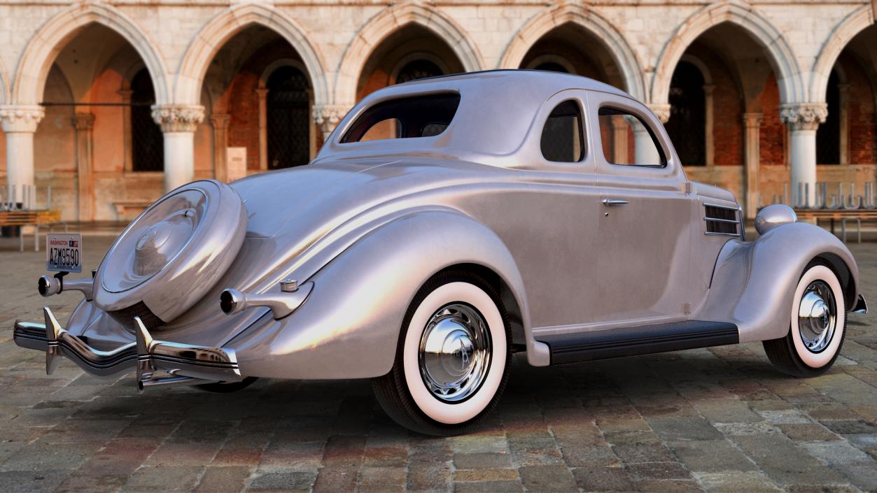 1936 Ford V8 Coupe Metallic 3D