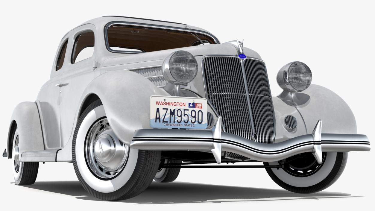 1936 Ford V8 Coupe Metallic 3D