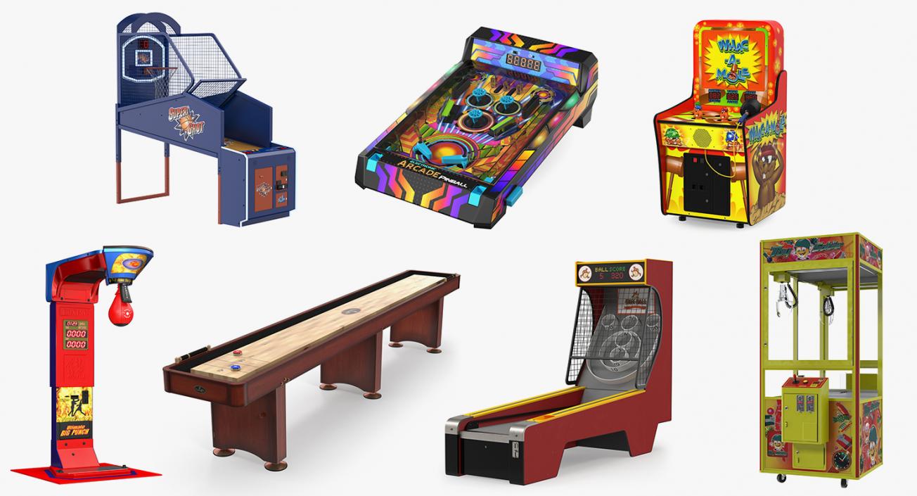 3D model Arcade Games Collection 5