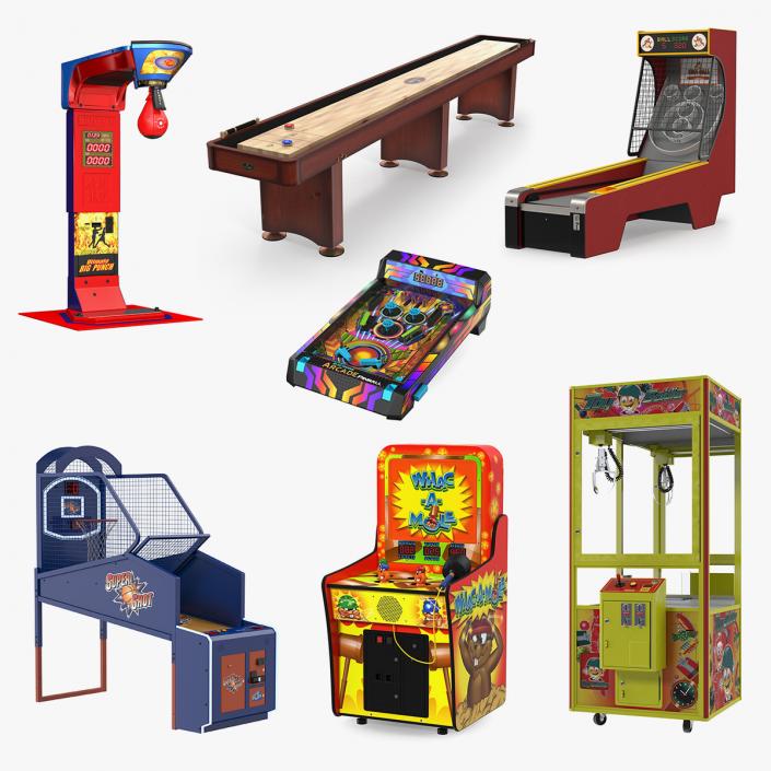 3D model Arcade Games Collection 5