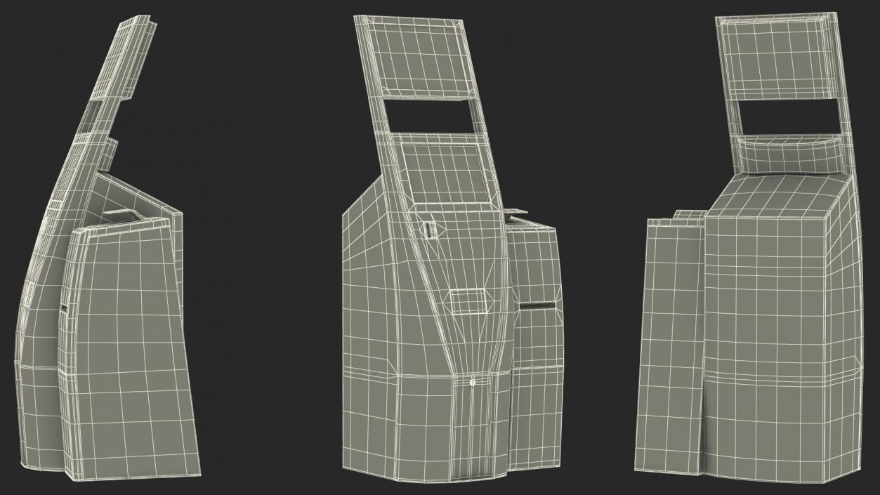 Self Check In Kiosk 3D model