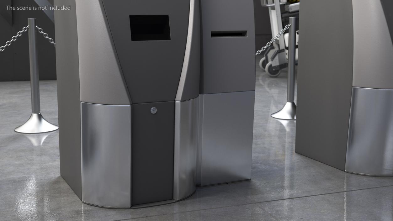 Self Check In Kiosk 3D model