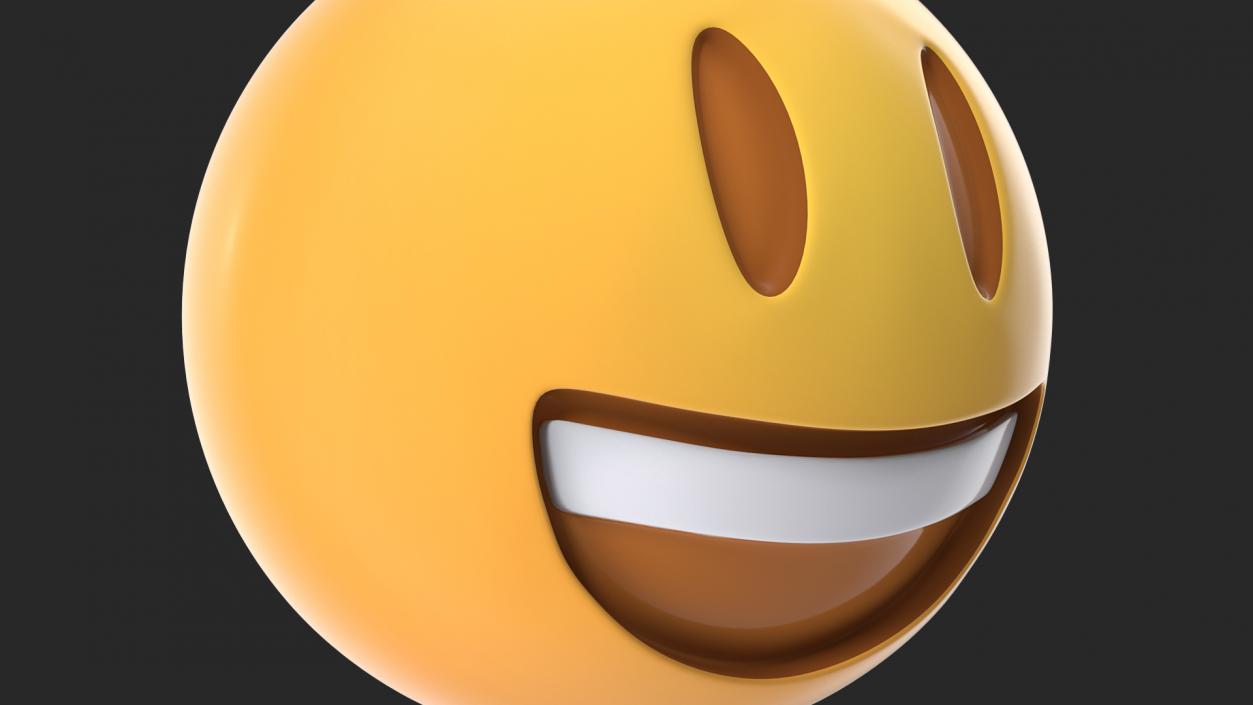 3D Smiling Emoji model