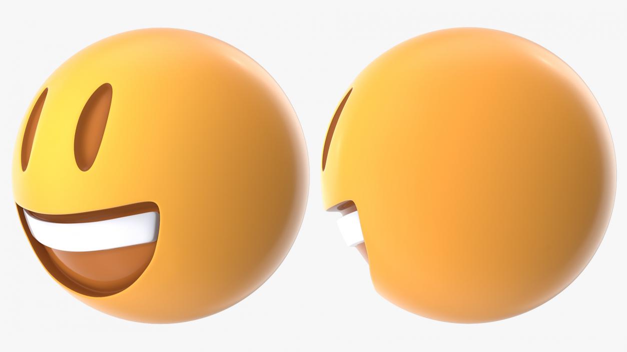 3D Smiling Emoji model