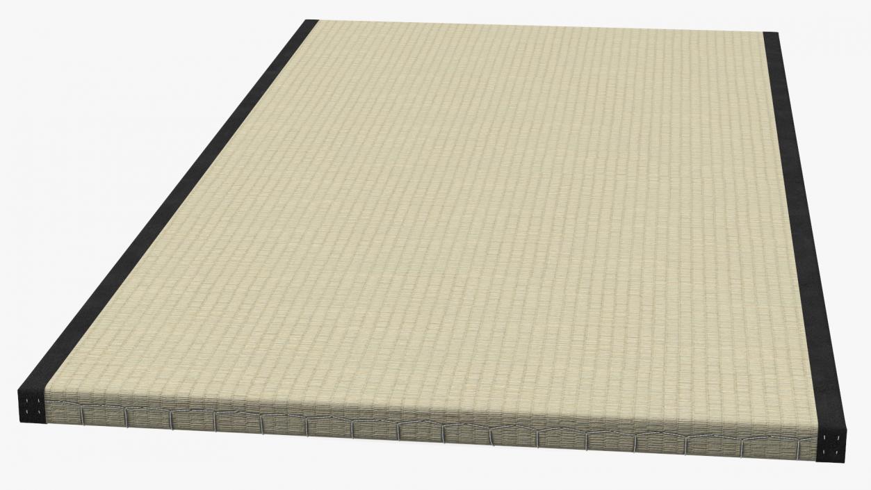 Traditional Tatami Straw Matress 3D