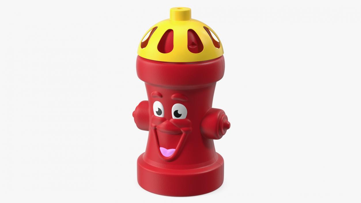 Red Fire Hydrant Children Toy 3D model