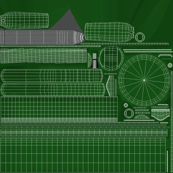 3D High Pressure Metal Oiler Green