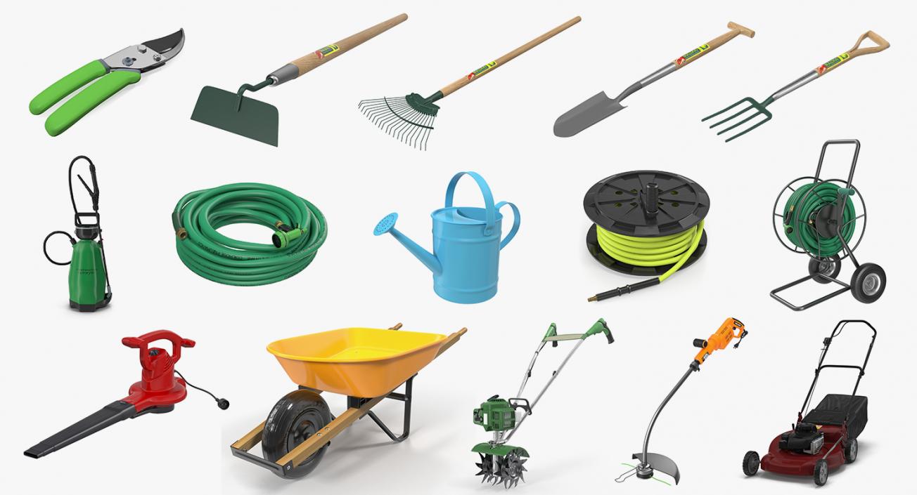 3D model Garden Tools Collection 4