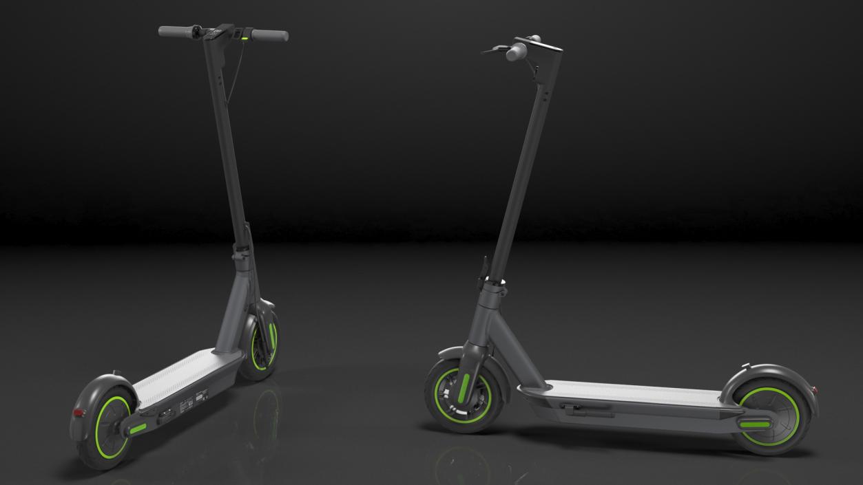 3D Electric Scooter Rigged model