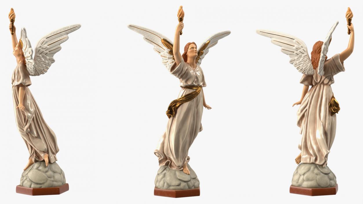 3D Angel of Light Statue