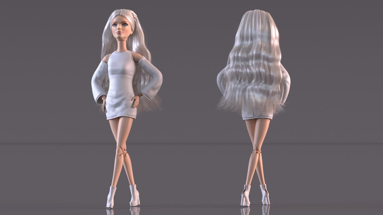 3D model Barbie Dolls Collection 2