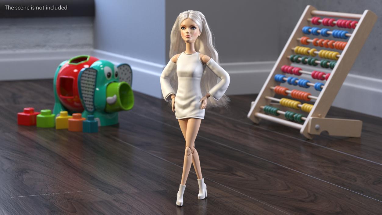 3D model Barbie Dolls Collection 2