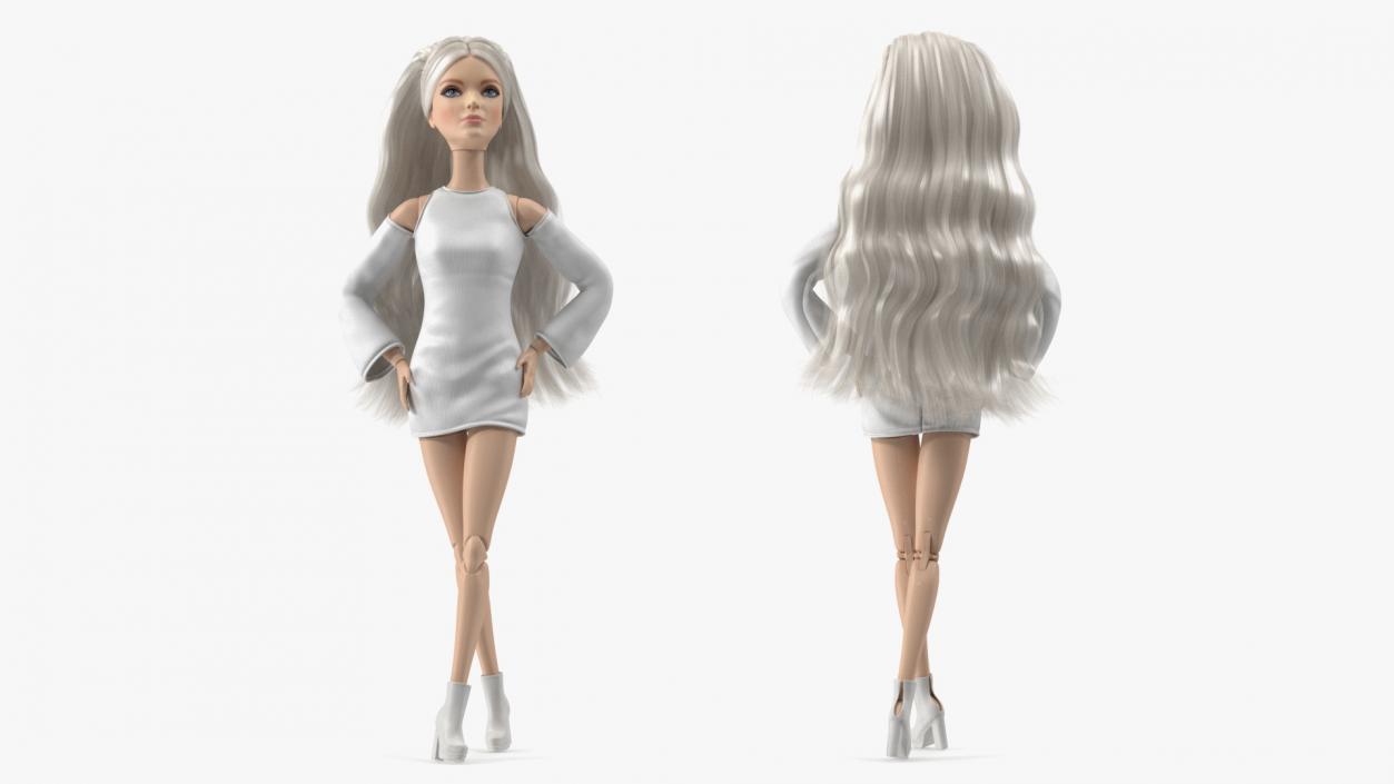 3D model Barbie Dolls Collection 2