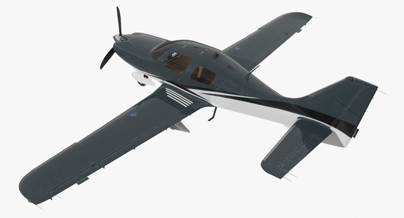 4 Seater Private Plane 3D