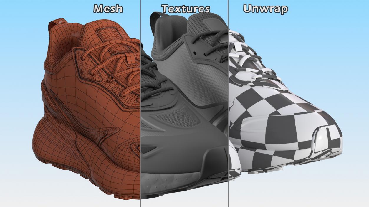 Sneakers Black 3D model