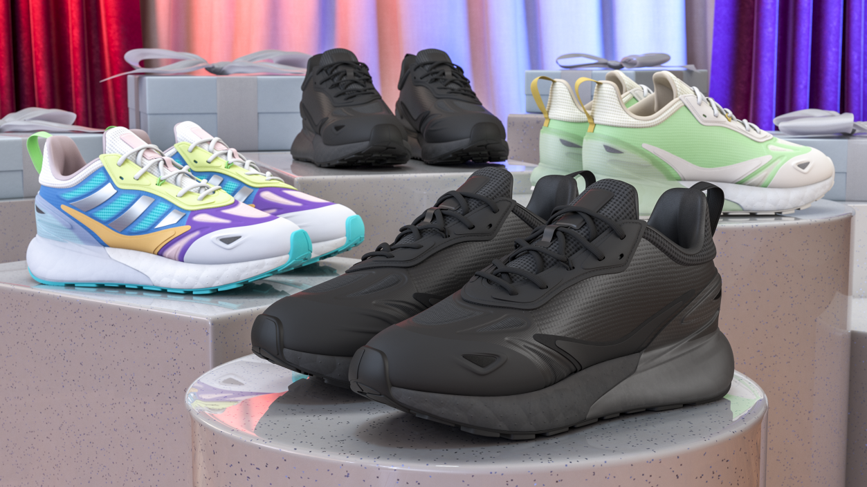 Sneakers Black 3D model