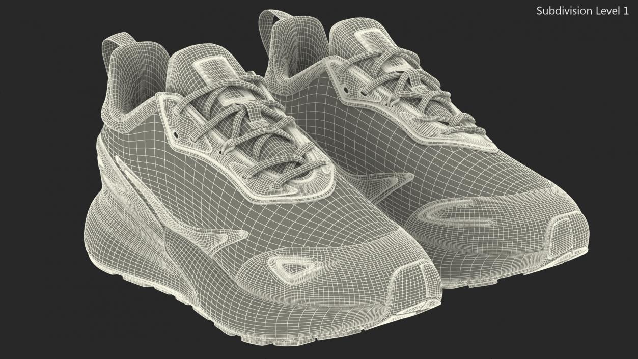 Sneakers Black 3D model