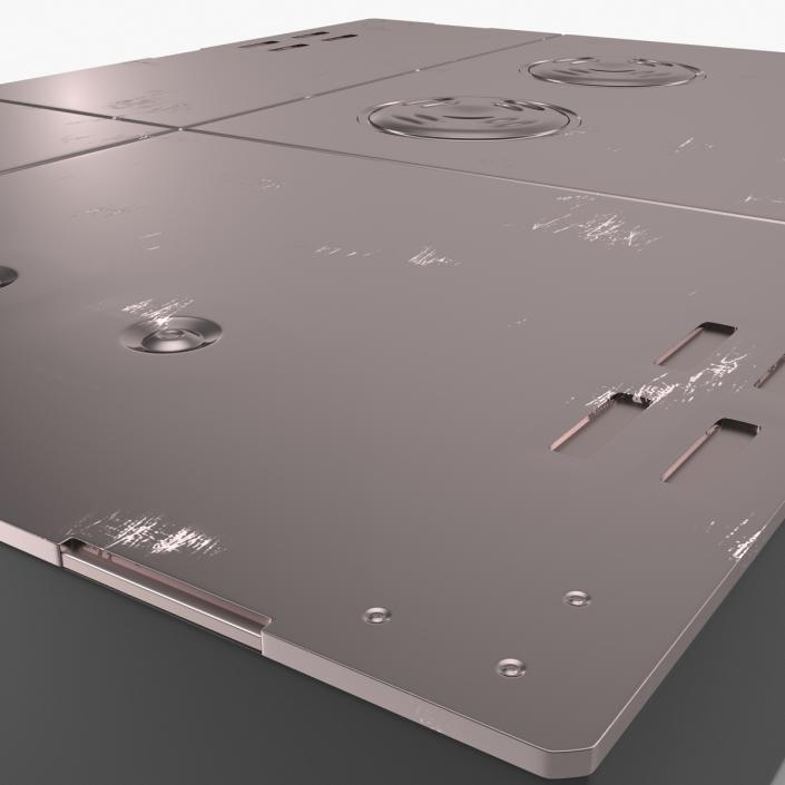 3D Sci-Fi Anodized Panel 4 model