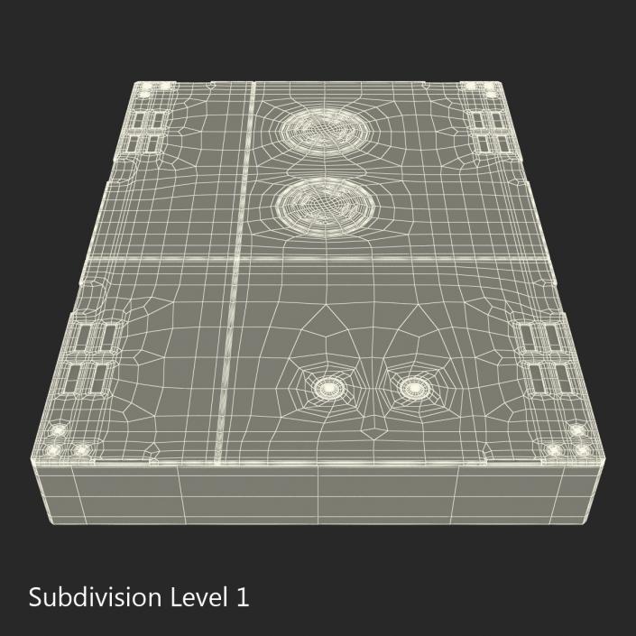 3D Sci-Fi Anodized Panel 4 model