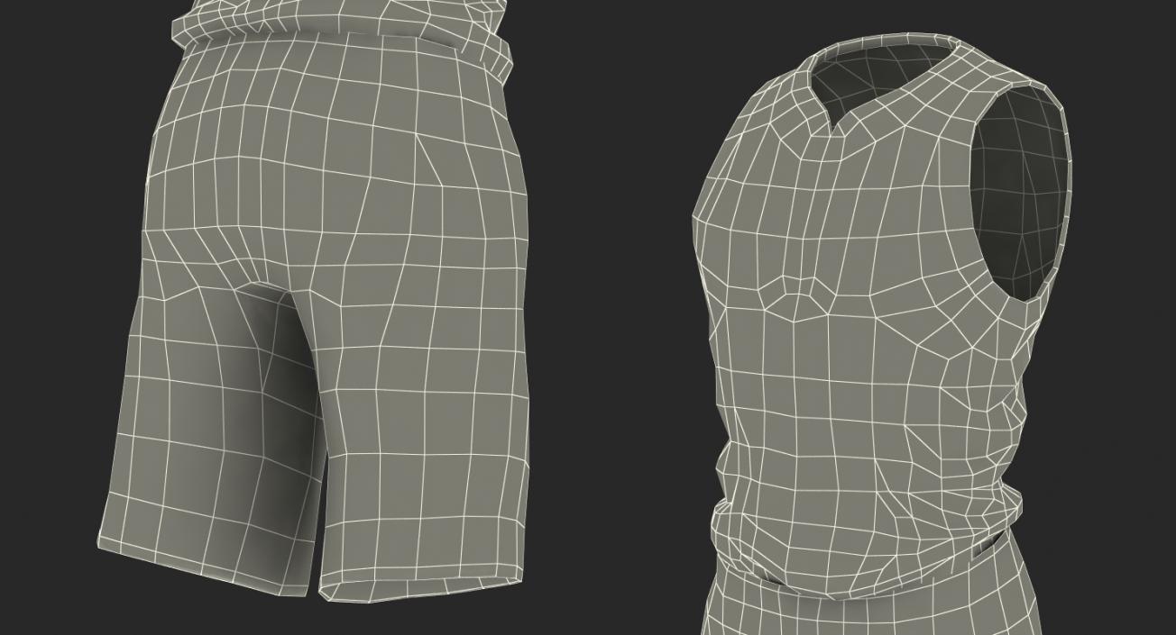 3D Basketball Uniform model