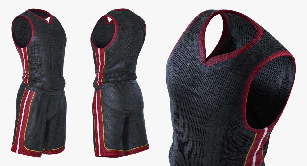 3D Basketball Uniform model