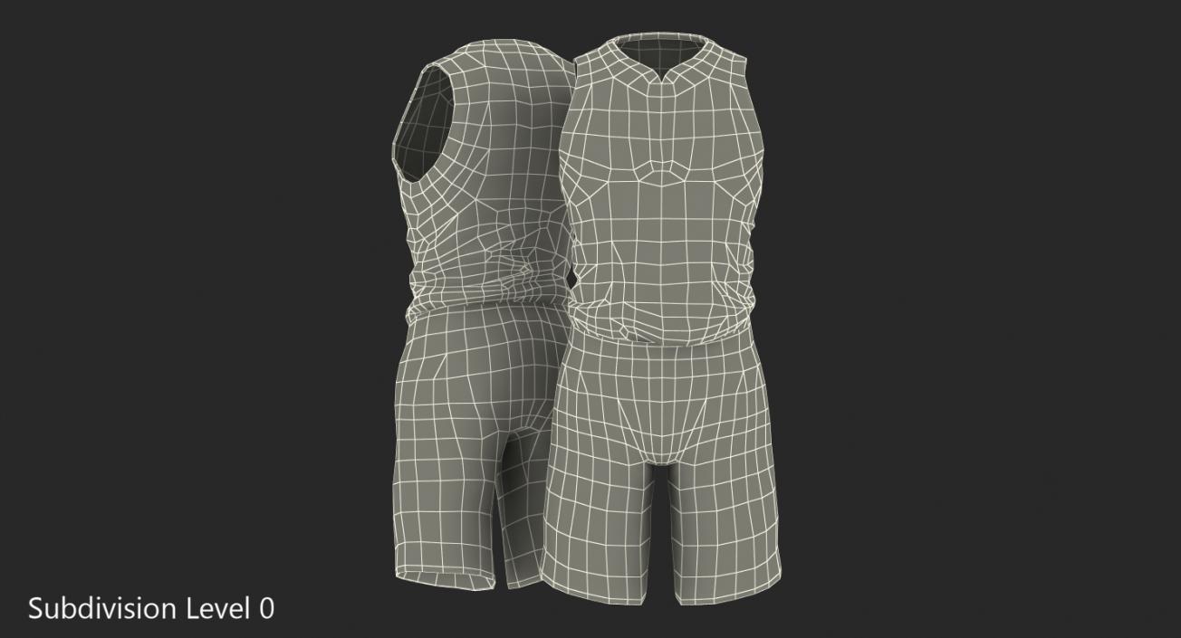 3D Basketball Uniform model