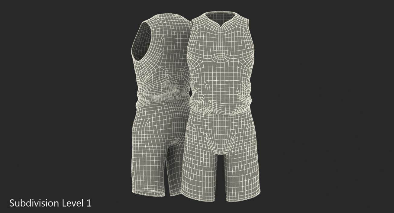 3D Basketball Uniform model