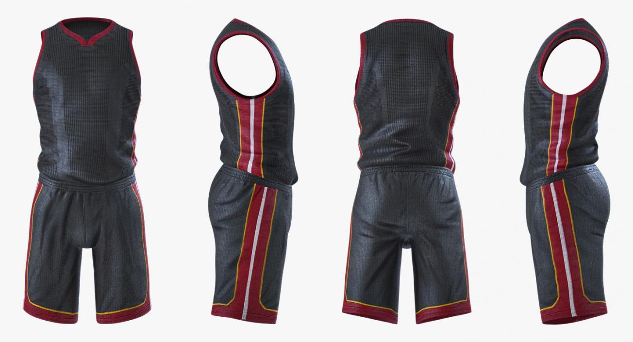 3D Basketball Uniform model