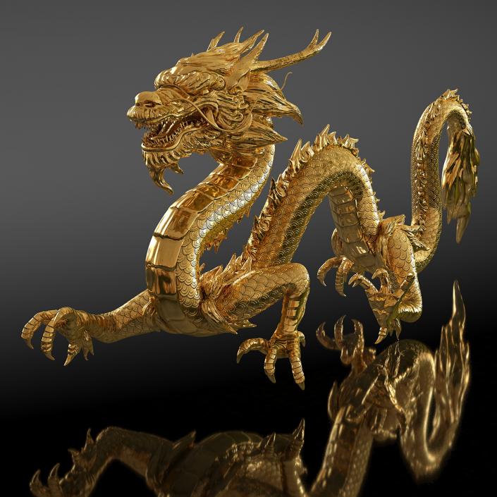 3D Chinese Dragons Collection 2 model