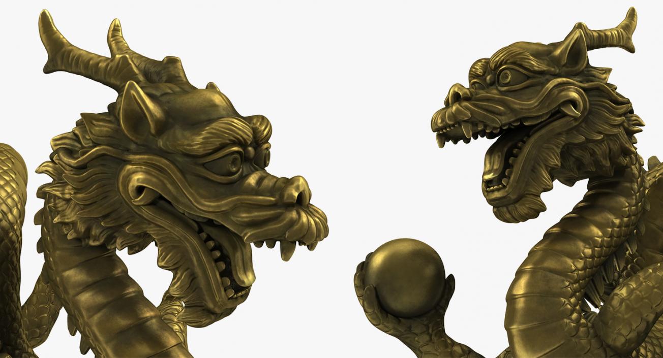 3D Chinese Dragons Collection 2 model