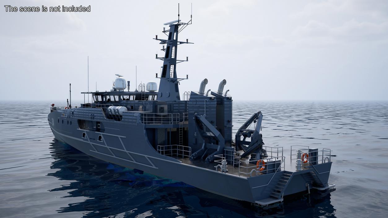 3D Australian Defence Vessel Cape Otway