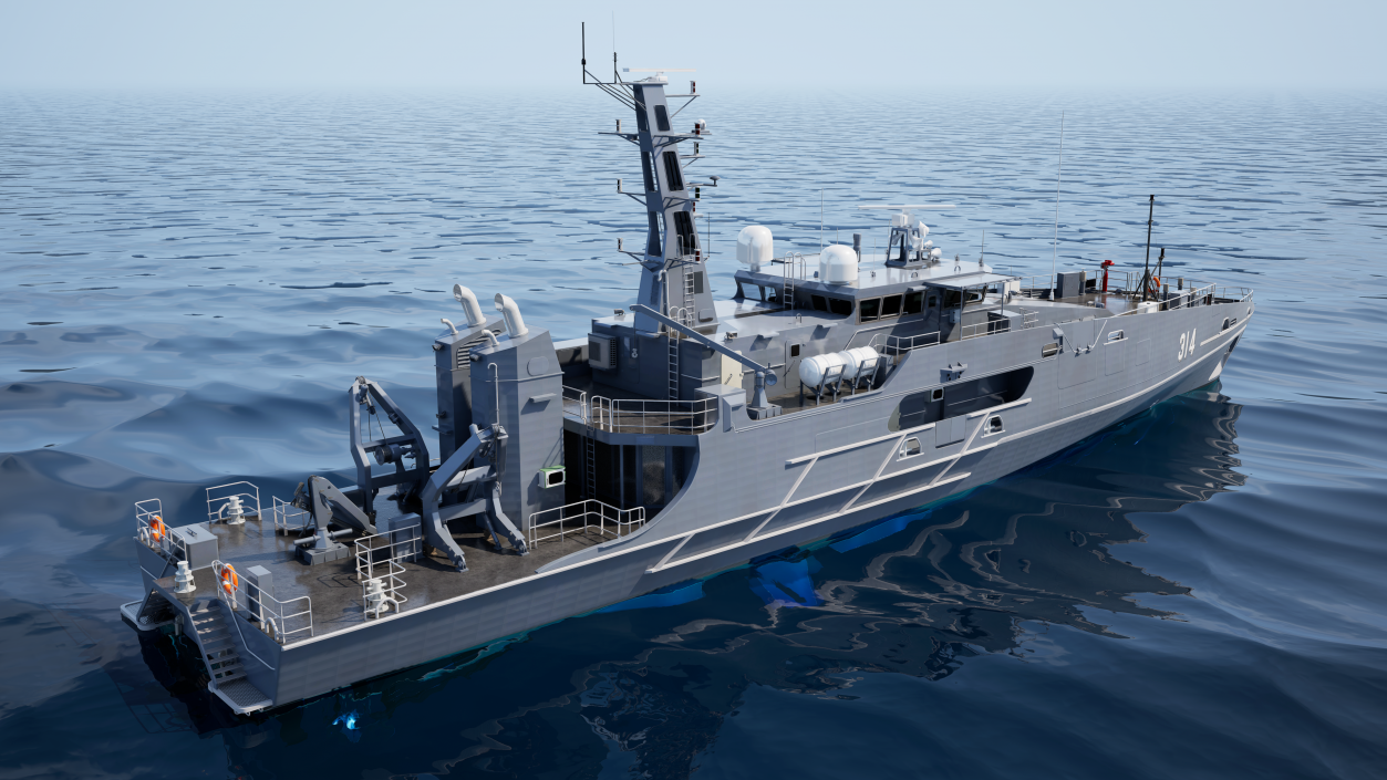 3D Australian Defence Vessel Cape Otway