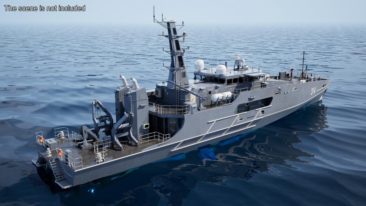 3D Australian Defence Vessel Cape Otway