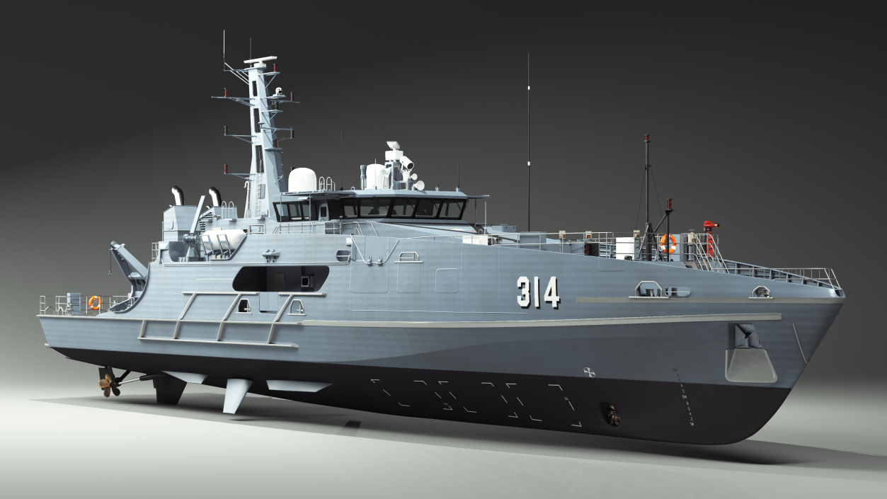 3D Australian Defence Vessel Cape Otway