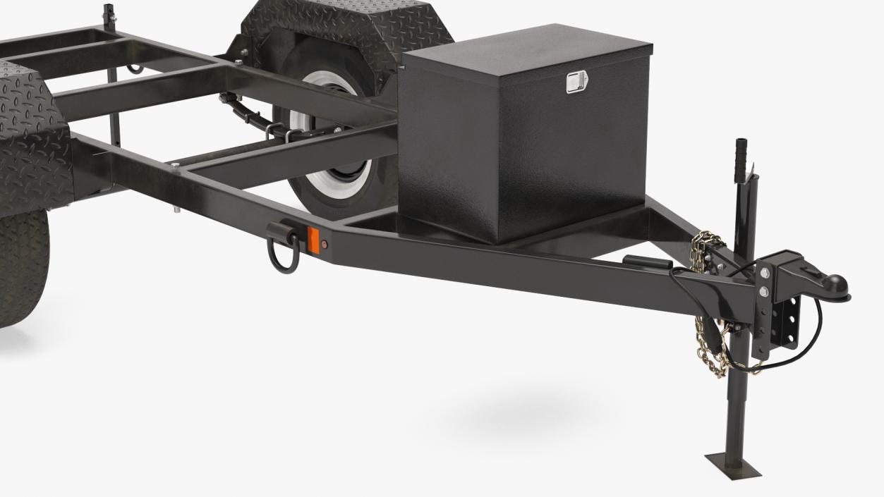 3D Heavy Duty 2 Wheel Trailer