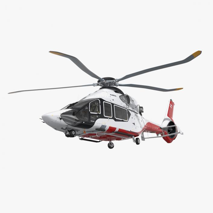 3D Airbus H160 Utility Helicopter Rigged for Maya